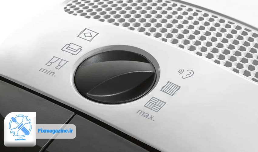 5. تنظیمات جاروبرقی درست نیست