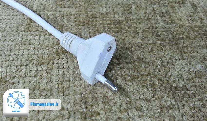 6. دو شاخه جاروبرقی قطع و وصل میشود