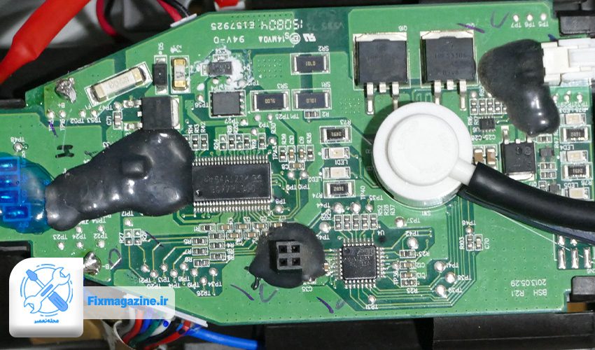 8. خرابی برد جاروبرقی