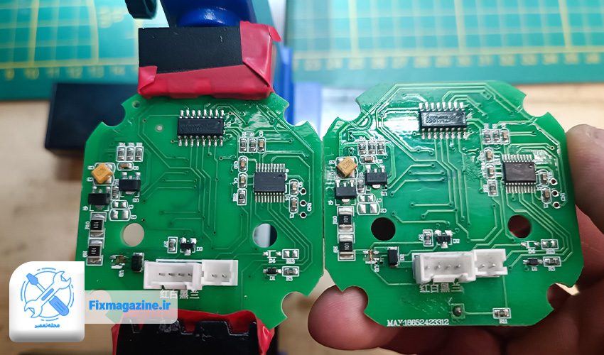 10. برد الکترونیکی سوخته است