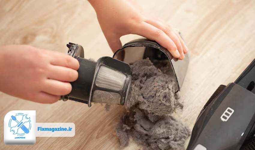 5. فیلتر داخلی و خارجی به شدت کثیف هستند