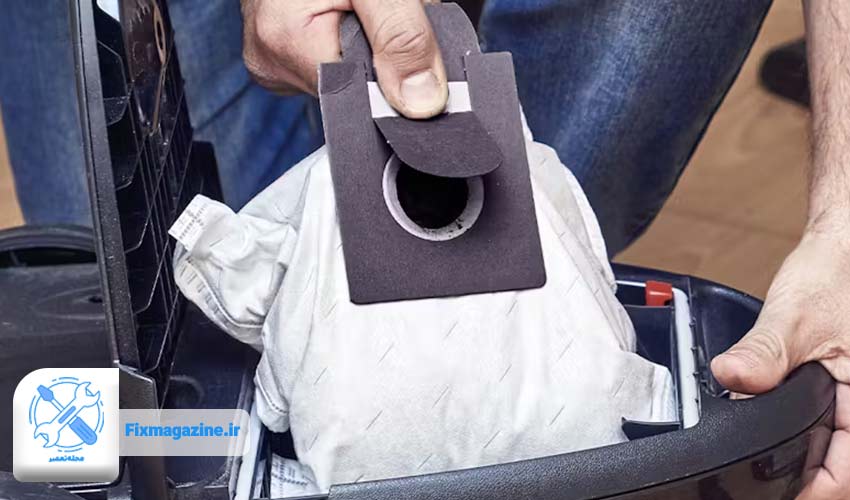 پر بودن پاکت جاروبرقی