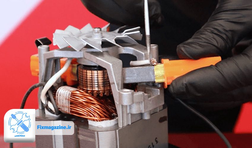 8. ذغال موتور تمام شده است