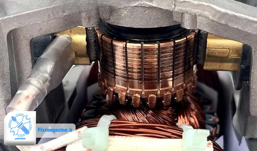 7. رله جاروبرقی خراب شده است