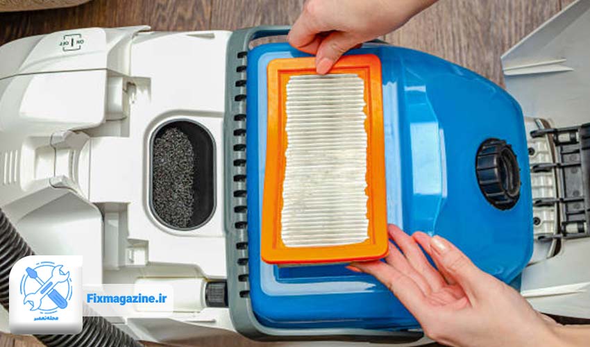 3. فیلترهای جاروبرقی کثیف هستند یا نیاز به تعویض دارند