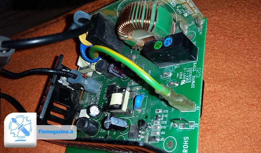 8. معیوب شدن برد الکترونیکی