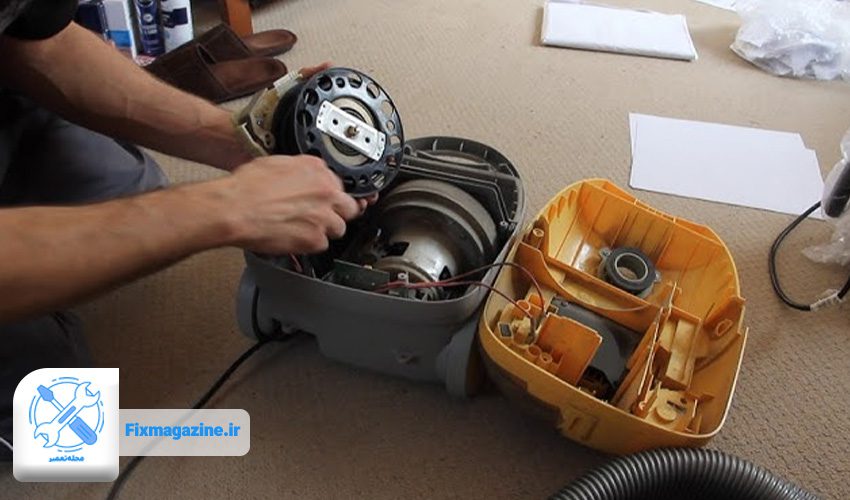 نحوه تعمیر سیم جمع کن جاروبرقی 