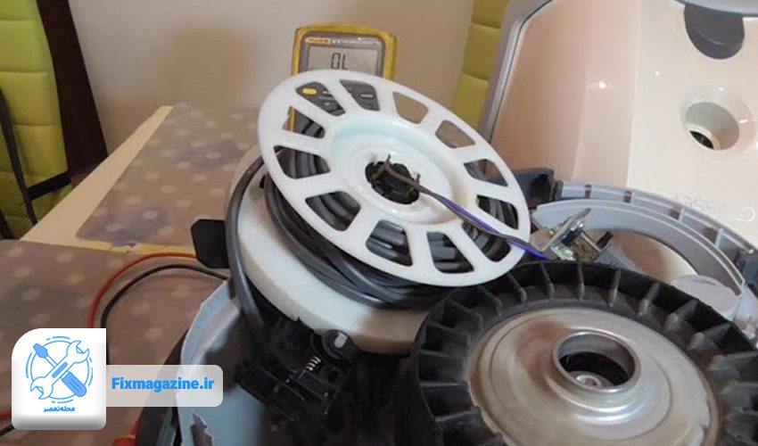 دلایل خرابی سیم جمع کن جاروبرقی سطلی