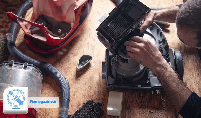 مشکلات رایج جاروبرقی و سوختگی قطعات