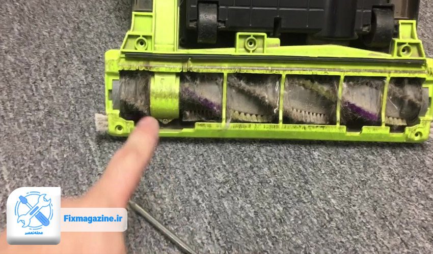 شکستگی برس جاروبرقی 