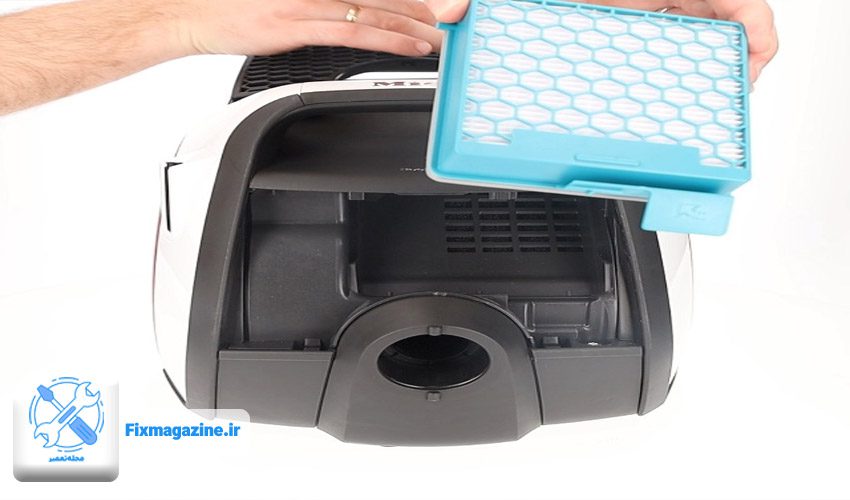 تمیز کردن فیلتر جاروبرقی