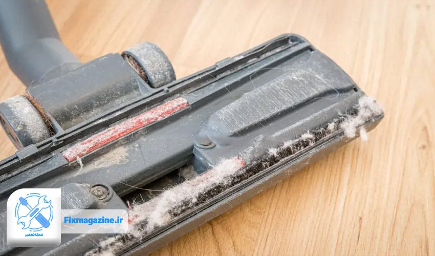 کثیف بودن برس یا پارویی