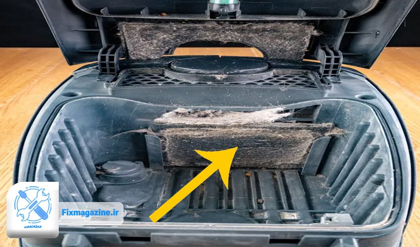 کثیفی فیلترهای جاروبرقی