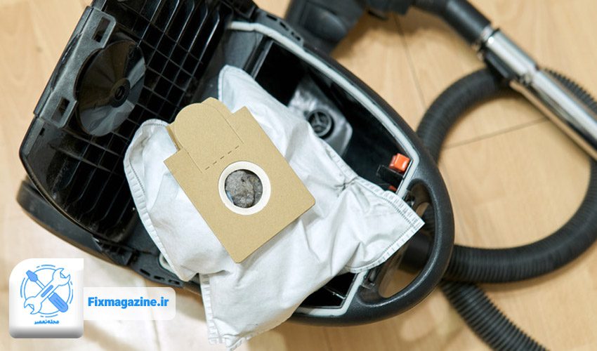 پر بودن کیسه جاروبرقی