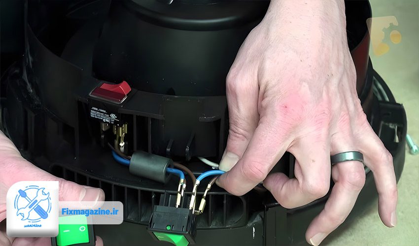 خرابی کلید روشن / خاموش جارو برقی