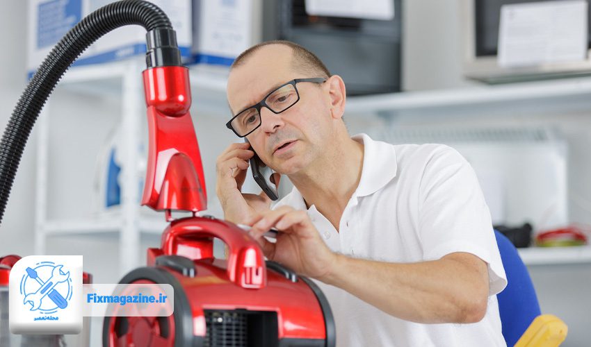 عیب‌یابی و رفع عیب‌های جاروبرقی پاکشوما