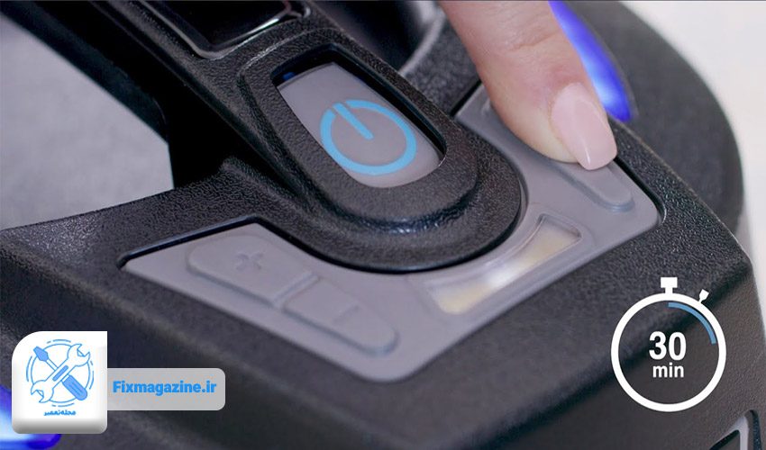 تنظیمات اشتباه تایمر جاروبرقی