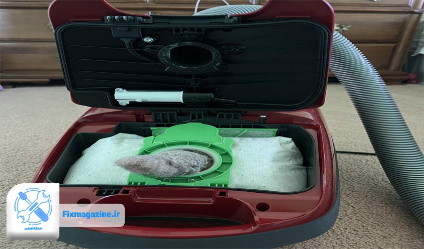پر شدن کیسه جاروبرقی