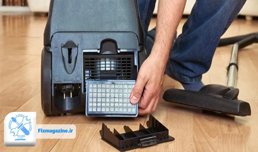 انسداد فیلتر؛ از دلایل قطع و وصل شدن جاروبرقی ال جی